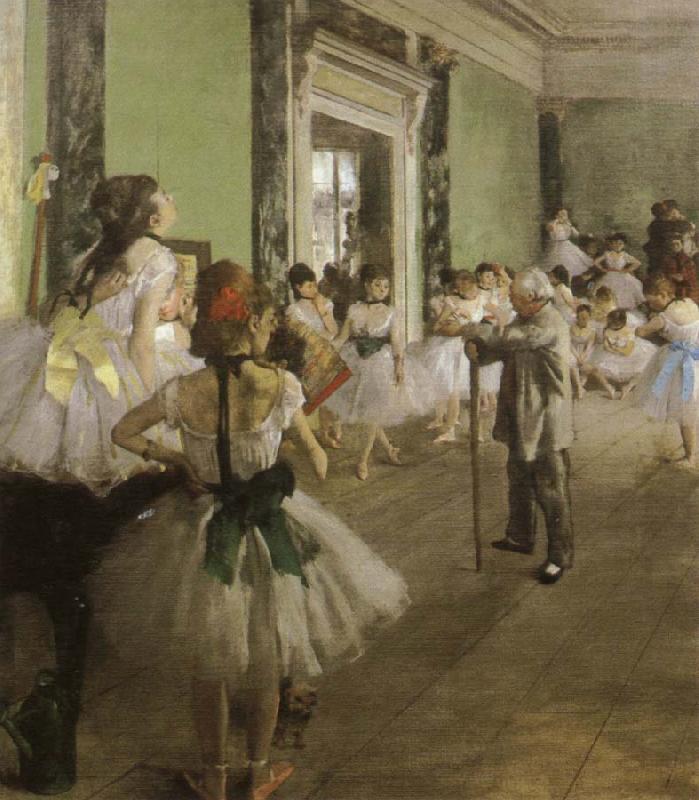 Edgar Degas the dance class oil painting picture